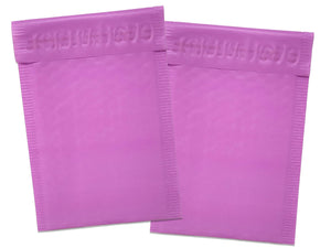 4x7 inch Popsicle Purple Poly Self Sealing Poly Bubble Mailers! Quality Padded Colored Envelope Mailers, Peel n Seal Shipping Postal Bags