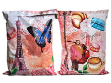 Hello Paris! Beautiful Bonjour Paris Eiffel Tower Brunch Poly Mailers , Fun Stylish Secure Chic French Butterfly Self Sealing Mailing Bags