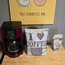 10x13 I Love Coffee Designer Mailers, Designer Self Sealing Shipping Mail Bags for T shirts, Clothing, Coffee Beans Art Shipping Bags