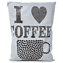 10x13 I Love Coffee Designer Mailers, Designer Self Sealing Shipping Mail Bags for T shirts, Clothing, Coffee Beans Art Shipping Bags