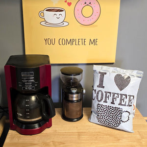 10x13 I Love Coffee Designer Mailers, Designer Self Sealing Shipping Mail Bags for T shirts, Clothing, Coffee Beans Art Shipping Bags