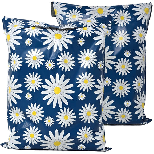 Denim Daisy Poly Mailers 10x13