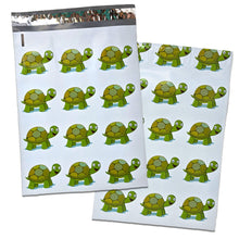 Cute Green & Sea Turtles 10x13 Poly Mailers Combo – Fun Mail Packaging, Boys, Girls, Adorable Playful Designer Lightweight Shipping Bags