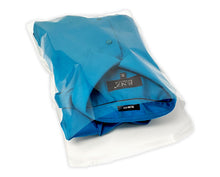 100 Pack, 50 Each 10x13" Flat Poly Mailers & 10x13 Clear Bags for Shirts, Self Sealing Shipping Clothing Flat Envelopes and Bag Combo Pack