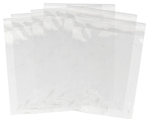 100 Pack, 50 Each 10x13" Flat Poly Mailers & 10x13 Clear Bags for Shirts, Self Sealing Shipping Clothing Flat Envelopes and Bag Combo Pack