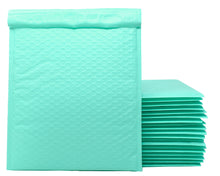 Cyan Aqua Mint Colored Poly Bubble Mailers! Padded Envelope Mailers, Air Cushioned Peel Seal Mail Bags!