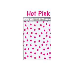 12 x 15" Pink, Teal, Purple, Blue poly shipping mailers polka dot Envelope Bags - ShipNFun