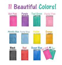 Wholesale, Bulk 6x10" Colored Poly Bubble Mailers, Mailing Envelopes! Full Cases - ShipNFun