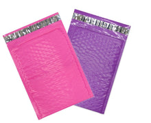 Wholesale, Bulk 6x10" Colored Poly Bubble Mailers, Mailing Envelopes! Full Cases - ShipNFun