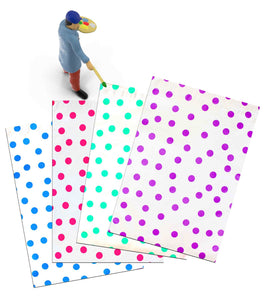 10" x 13" Polka Dot Poly Mailers, Hot Pink,Teal,Purple,Blue Colored Flat Mailers - ShipNFun