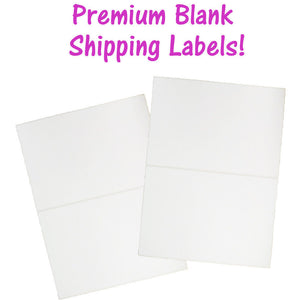 USA Premium Self Adhesive Shipping Labels 8.5x11 Half Sheet Mailing UPS FEDEX - ShipNFun