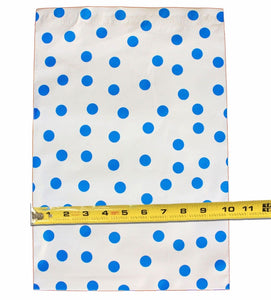 10" x 13" Pink|Teal|Purple|Blue Polka Dot -Flat Poly Self Seal Mailers (400 Pack - ShipNFun