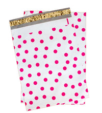 12" x 15" Designer Poly Mailers, Pink,Teal, Polka Dots,Hearts Flat Shipping Bags - ShipNFun