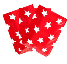 10" x 13" Christmas Stars -FLAT POLY MAILERS -USPS Approved Shipping Mailers - ShipNFun