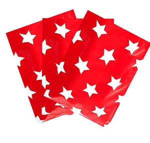 10" x 13" Christmas Stars -FLAT POLY MAILERS -USPS Approved Shipping Mailers - ShipNFun