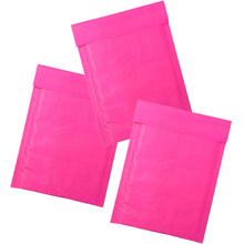 Hot Pink, Aqua and Polka Dot Kraft Bubble Mailers, Padded Envelopes, 4x8 & 6x9 - ShipNFun