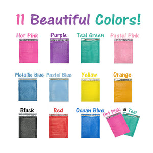 8.5x12" 11 Colors! Poly Bubble Mailers Padded Shipping 8x12 Mailing Envelopes #2 - ShipNFun
