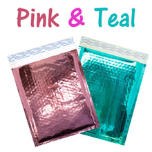 8x12 Glamour Metallic Bubble Mailers Padded Shipping Mailing Envelopes, 8.5x11 - ShipNFun