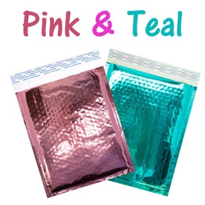 8x12 Glamour Metallic Bubble Mailers Padded Shipping Mailing Envelopes, 8.5x11 - ShipNFun