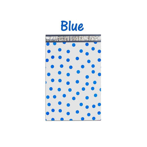 12 x 15" Pink, Teal, Purple, Blue poly shipping mailers polka dot Envelope Bags - ShipNFun
