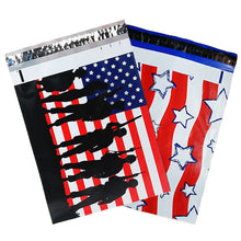 10x13" Military Soldier Patriotic Flag Poly Mailers, Flat Shipping Envelope Bags - ShipNFun