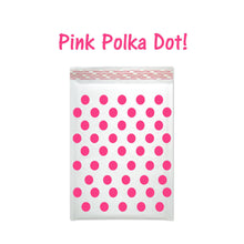 Hot Pink, Aqua and Polka Dot Kraft Bubble Mailers, Padded Envelopes, 4x8 & 6x9 - ShipNFun