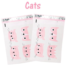 10x13" Designer Owls, Cat's Poly Mailers Combo Pack, Quality Shipping Envelopes! - ShipNFun