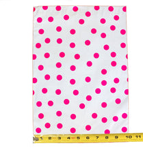 10" x 13" Polka Dot Poly Mailers, Hot Pink,Teal,Purple,Blue Colored Flat Mailers - ShipNFun