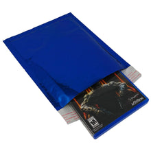 6x10 Cobalt Blue, Pink Metallic Foil Bubble Mailers Padded Designer Mailing Bags - ShipNFun