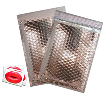 10 to 100 Pack -6x10 Chromed Pink METALLIC BUBBLE MAILER, Self Sealing Envelope - ShipNFun