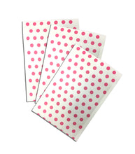 8.5" x 12" Hot Pink Polka Dot Rigid Kraft BUBBLE MAILERS -Approved Mailers - ShipNFun