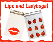 Poly Mailers 10 x 13 Red Lady Bug Kissy Lips, Mailer Shipping materials Bags NEW - ShipNFun