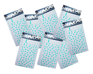 4x8" Pink,Teal, Gold Polka Dot Poly Bubble Mailers, Padded Shipping Envelopes - ShipNFun
