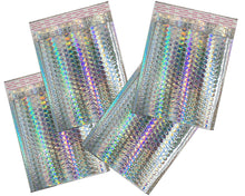 8.5x12 Holographic, Pink, Teal METALLIC BUBBLE MAILERS,  Poly Padded Envelopes! - ShipNFun