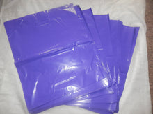 25 Large Hot Pink, Black, Teal, Lime Green, and Purple Plastic Merchandise Bag - ShipNFun