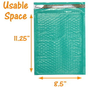 8.5x12" 11 Colors! Poly Bubble Mailers Padded Shipping 8x12 Mailing Envelopes #2 - ShipNFun