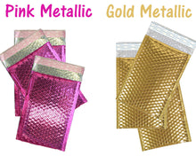 4x8" Pink,Teal, Gold Polka Dot Poly Bubble Mailers, Padded Shipping Envelopes - ShipNFun