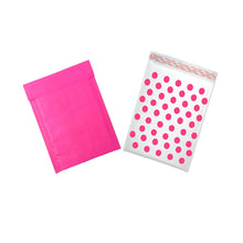 Hot Pink, Aqua and Polka Dot Kraft Bubble Mailers, Padded Envelopes, 4x8 & 6x9 - ShipNFun