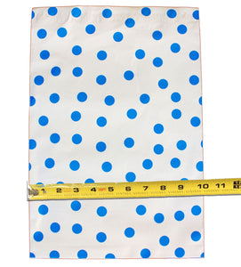 10" x 13" Polka Dot Poly Mailers, Hot Pink,Teal,Purple,Blue Colored Flat Mailers - ShipNFun