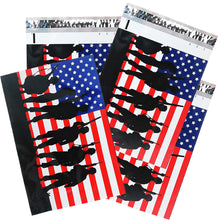 10x13" Military Soldier Patriotic Flag Poly Mailers, Flat Shipping Envelope Bags - ShipNFun