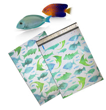 10x13" Nautical Marine Fish FLAT POLY Mailers, Self Sealing Business Envelopes - ShipNFun