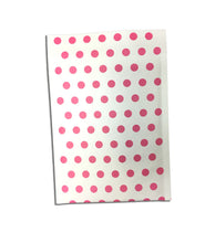8.5" x 12" Hot Pink Polka Dot Rigid Kraft BUBBLE MAILERS -Approved Mailers - ShipNFun