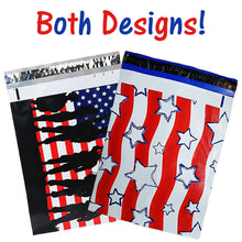 10x13" Military Soldier Patriotic Flag Poly Mailers, Flat Shipping Envelope Bags - ShipNFun
