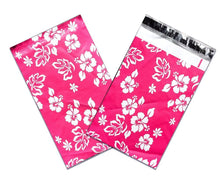 6" x 9" Pink Hawaiian FLAT POLY Mailers -USPS Approved Shipping Envelopes - ShipNFun