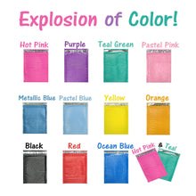 8.5x12" 11 Colors! Poly Bubble Mailers Padded Shipping 8x12 Mailing Envelopes #2 - ShipNFun