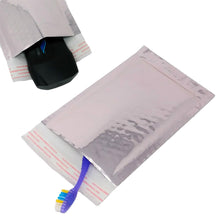 4x8 Teal, Rose Gold Metallic Padded Bubble Mailers, Shipping Envelopes Self Seal - ShipNFun