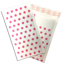Hot Pink, Aqua and Polka Dot Kraft Bubble Mailers, Padded Envelopes, 4x8 & 6x9 - ShipNFun