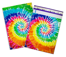 10x13" Tie-Dye FLAT POLY Mailers, Self Sealing Business Envelopes -USPS Approved - ShipNFun