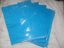 25 Large Hot Pink, Black, Teal, Lime Green, and Purple Plastic Merchandise Bag - ShipNFun