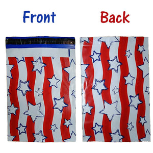 10x13" Military Soldier Patriotic Flag Poly Mailers, Flat Shipping Envelope Bags - ShipNFun